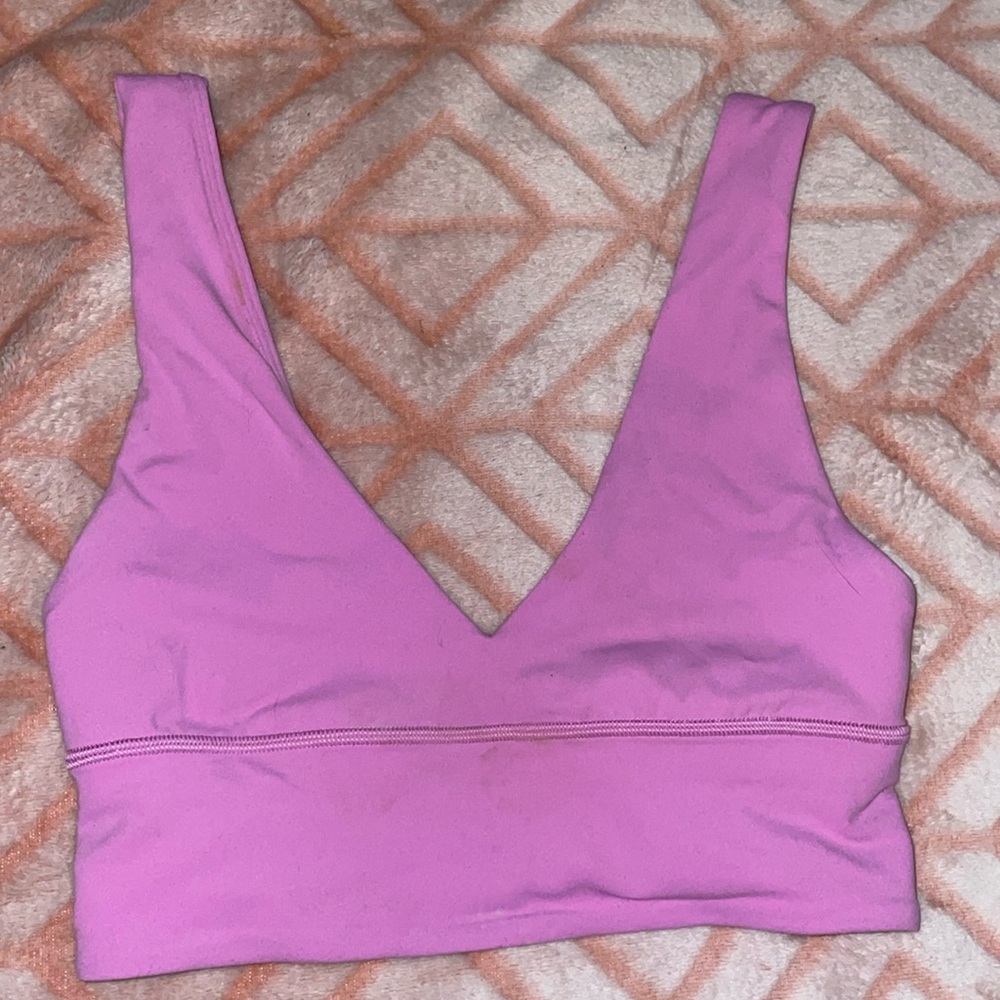 lululemon v-neck bra, size two